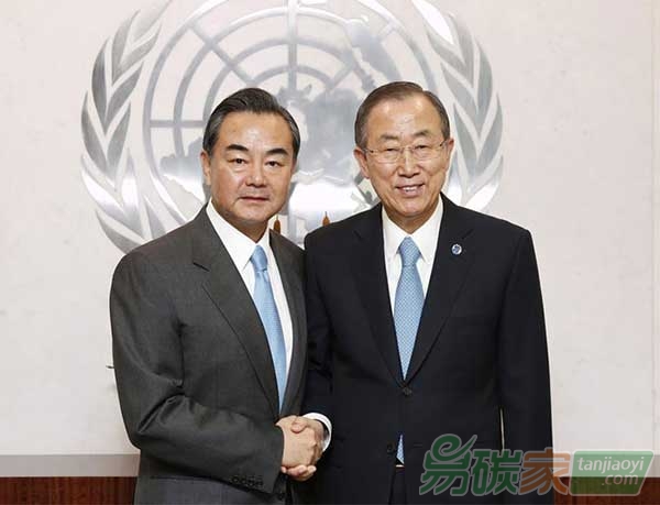  潘基文:呼吁中方在氣候變化、可持續(xù)發(fā)展等領(lǐng)域發(fā)揮大作用