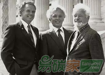 美國環(huán)保協(xié)會的其中三位創(chuàng)始人